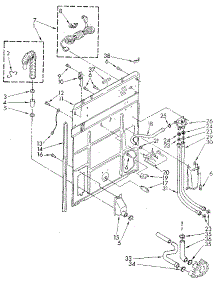 Rear Panel parts for Kenmore Washer 110.82427730 (11082427730, 110 82427730) from AppliancePartsPros.com