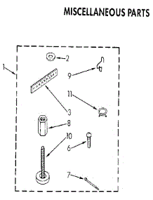 Miscellaneous parts for Kenmore Washer 110.82427740 (11082427740, 110 82427740) from AppliancePartsPros.com