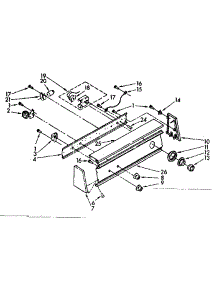 Console Panel Parts parts for Kenmore Washer 110.82467300 (11082467300, 110 82467300) from AppliancePartsPros.com