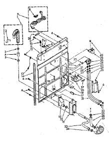 Rear Panel Parts parts for Kenmore Washer 110.82467300 (11082467300, 110 82467300) from AppliancePartsPros.com