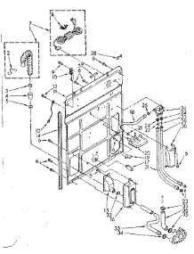 Rear Panel Parts parts for Kenmore Washer 110.82467310 (11082467310, 110 82467310) from AppliancePartsPros.com