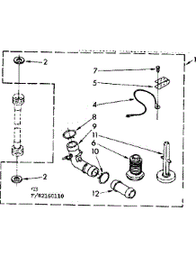 Miscellaneous Parts parts for Kenmore Washer 110.82160810 (11082160810, 110 82160810) from AppliancePartsPros.com