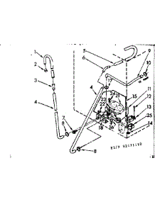 Water System Parts Suds Only parts for Kenmore Washer 110.82171110 (11082171110, 110 82171110) from AppliancePartsPros.com