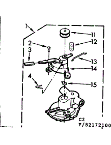 Water Pump Parts parts for Kenmore Washer 110.82172400 (11082172400, 110 82172400) from AppliancePartsPros.com