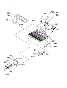 Machine Compartment parts for Kenmore Refrigerator 596.50394000 (59650394000, 596 50394000) from AppliancePartsPros.com