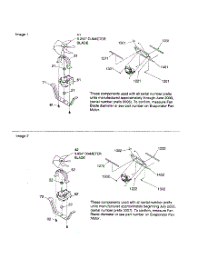Evaporator Shroud And Motor parts for Kenmore Refrigerator 596.50394001 (59650394001, 596 50394001) from AppliancePartsPros.com