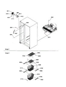 Freezer Shelves And Lights parts for Kenmore Refrigerator 596.50399000 (59650399000, 596 50399000) from AppliancePartsPros.com