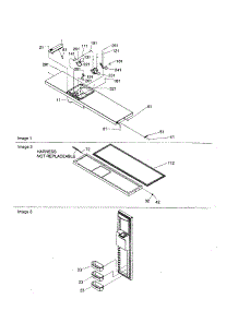 Freezer Door parts for Kenmore Refrigerator 596.50399001 (59650399001, 596 50399001) from AppliancePartsPros.com