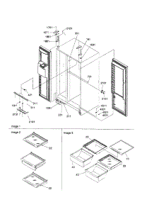 Lights And Hinges parts for Kenmore Refrigerator 596.50399001 (59650399001, 596 50399001) from AppliancePartsPros.com
