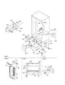 Evaporator / Drain / Rollers parts for Kenmore Refrigerator 596.50399001 (59650399001, 596 50399001) from AppliancePartsPros.com