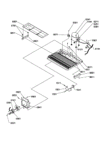 Machine Compartment parts for Kenmore Refrigerator 596.50399990 (59650399990, 596 50399990) from AppliancePartsPros.com