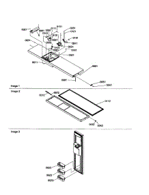 Freezer Door parts for Kenmore Refrigerator 596.50399990 (59650399990, 596 50399990) from AppliancePartsPros.com