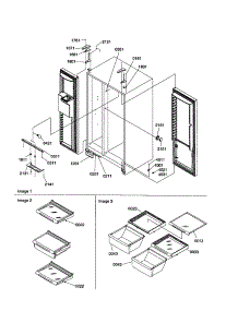 Lights And Hinges parts for Kenmore Refrigerator 596.50399990 (59650399990, 596 50399990) from AppliancePartsPros.com