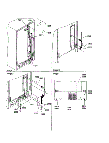Cabinet Back parts for Kenmore Refrigerator 596.50692000 (59650692000, 596 50692000) from AppliancePartsPros.com