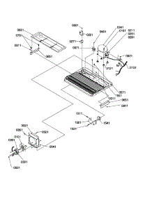 Machine Compartment parts for Kenmore Refrigerator 596.50694000 (59650694000, 596 50694000) from AppliancePartsPros.com