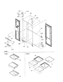 Lights, Hinges And Shelving parts for Kenmore Refrigerator 596.50694001 (59650694001, 596 50694001) from AppliancePartsPros.com