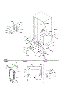 Evaporator, Drain And Rollers parts for Kenmore Refrigerator 596.50694001 (59650694001, 596 50694001) from AppliancePartsPros.com