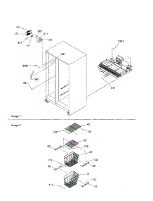 Freezer Shelves And Lights parts for Kenmore Refrigerator 596.50699001 (59650699001, 596 50699001) from AppliancePartsPros.com