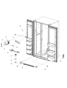 Light Covers And Toe Grille parts for Kenmore Refrigerator 596.52672202 (59652672202, 596 52672202) from AppliancePartsPros.com