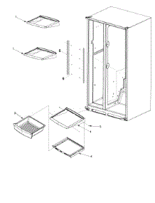 Deli And Ref Shelf parts for Kenmore Refrigerator 596.52673201 (59652673201, 596 52673201) from AppliancePartsPros.com