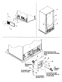 Cabinet Back parts for Kenmore Refrigerator 596.52679200 (59652679200, 596 52679200) from AppliancePartsPros.com