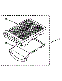 Dry Rack Parts parts for Kenmore Dryer 110.97593200 (11097593200, 110 97593200) from AppliancePartsPros.com