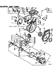 Blower And Pump parts for Kenmore Washer Dryer Combo 110.7109500 (1107109500, 110 7109500) from AppliancePartsPros.com