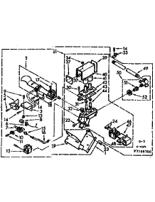 Burner Assembly parts for Kenmore Washer Dryer Combo 110.7109700 (1107109700, 110 7109700) from AppliancePartsPros.com