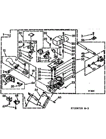 Burner Assembly parts for Kenmore Washer Dryer Combo 110.7109710 (1107109710, 110 7109710) from AppliancePartsPros.com