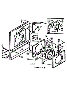 Front parts for Kenmore Washer Dryer Combo 110.7109710 (1107109710, 110 7109710) from AppliancePartsPros.com