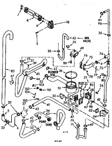 Water System parts for Kenmore Washer Dryer Combo 110.7109710 (1107109710, 110 7109710) from AppliancePartsPros.com