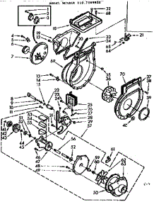 Blower And Pump parts for Kenmore Washer Dryer Combo 110.7109900 (1107109900, 110 7109900) from AppliancePartsPros.com