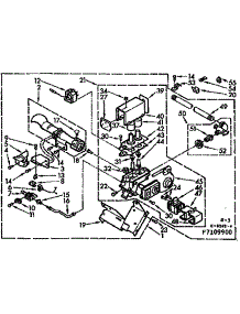 Burner Assembly parts for Kenmore Washer Dryer Combo 110.7109900 (1107109900, 110 7109900) from AppliancePartsPros.com