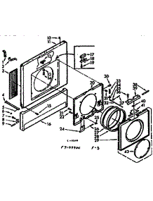 Front parts for Kenmore Washer Dryer Combo 110.7109900 (1107109900, 110 7109900) from AppliancePartsPros.com