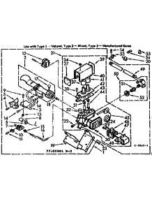 Burner Assembly parts for Kenmore Washer Dryer Combo 110.7109901 (1107109901, 110 7109901) from AppliancePartsPros.com