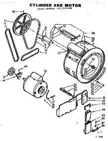 Tank parts for Kenmore Washer Dryer Combo 110.7110500 (1107110500, 110 7110500) from AppliancePartsPros.com