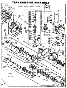Transmission Assembly parts for Kenmore Washer Dryer Combo 110.7110700 (1107110700, 110 7110700) from AppliancePartsPros.com