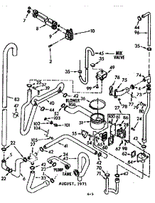 Water System parts for Kenmore Washer Dryer Combo 110.7110710 (1107110710, 110 7110710) from AppliancePartsPros.com