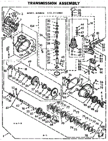Transmission Assembly parts for Kenmore Washer Dryer Combo 110.7110901 (1107110901, 110 7110901) from AppliancePartsPros.com