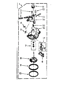 Pump Assembly parts for Kenmore Washer 110.7114033 (1107114033, 110 7114033) from AppliancePartsPros.com