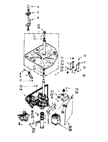 Drive System parts for Kenmore Washer 110.7114033 (1107114033, 110 7114033) from AppliancePartsPros.com