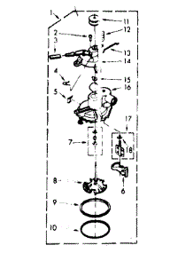 Pump Assembly parts for Kenmore Washer 110.7114034 (1107114034, 110 7114034) from AppliancePartsPros.com