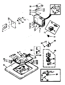 Top And Console parts for Kenmore Washer 110.7114034 (1107114034, 110 7114034) from AppliancePartsPros.com