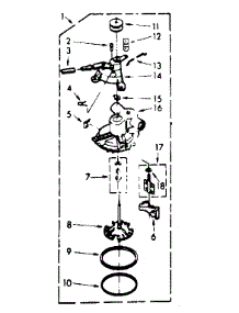 Pump Assembly parts for Kenmore Washer 110.7114035 (1107114035, 110 7114035) from AppliancePartsPros.com