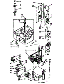 Drive System parts for Kenmore Washer 110.7115803 (1107115803, 110 7115803) from AppliancePartsPros.com