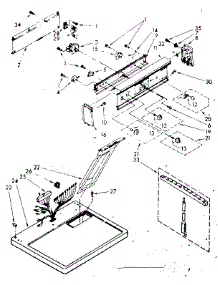 Top And Console Parts parts for Kenmore Dryer 110.86592620 (11086592620, 110 86592620) from AppliancePartsPros.com
