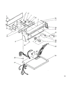 Top And Console parts for Kenmore Dryer 110.86673100 (11086673100, 110 86673100) from AppliancePartsPros.com