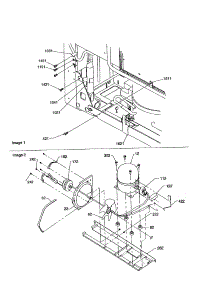 Machine Compartment parts for Kenmore Refrigerator 596.70002002 (59670002002, 596 70002002) from AppliancePartsPros.com