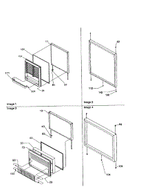 Door Assembly parts for Kenmore Refrigerator 596.70002002 (59670002002, 596 70002002) from AppliancePartsPros.com