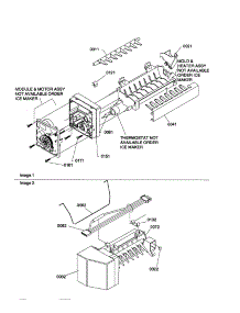 Ice Maker Assembly And Parts parts for Kenmore Refrigerator 596.70002990 (59670002990, 596 70002990) from AppliancePartsPros.com